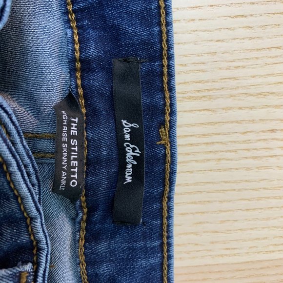 Sam Edelman "The Stiletto" High Rise Skinny Ankle - Picture 7 of 8